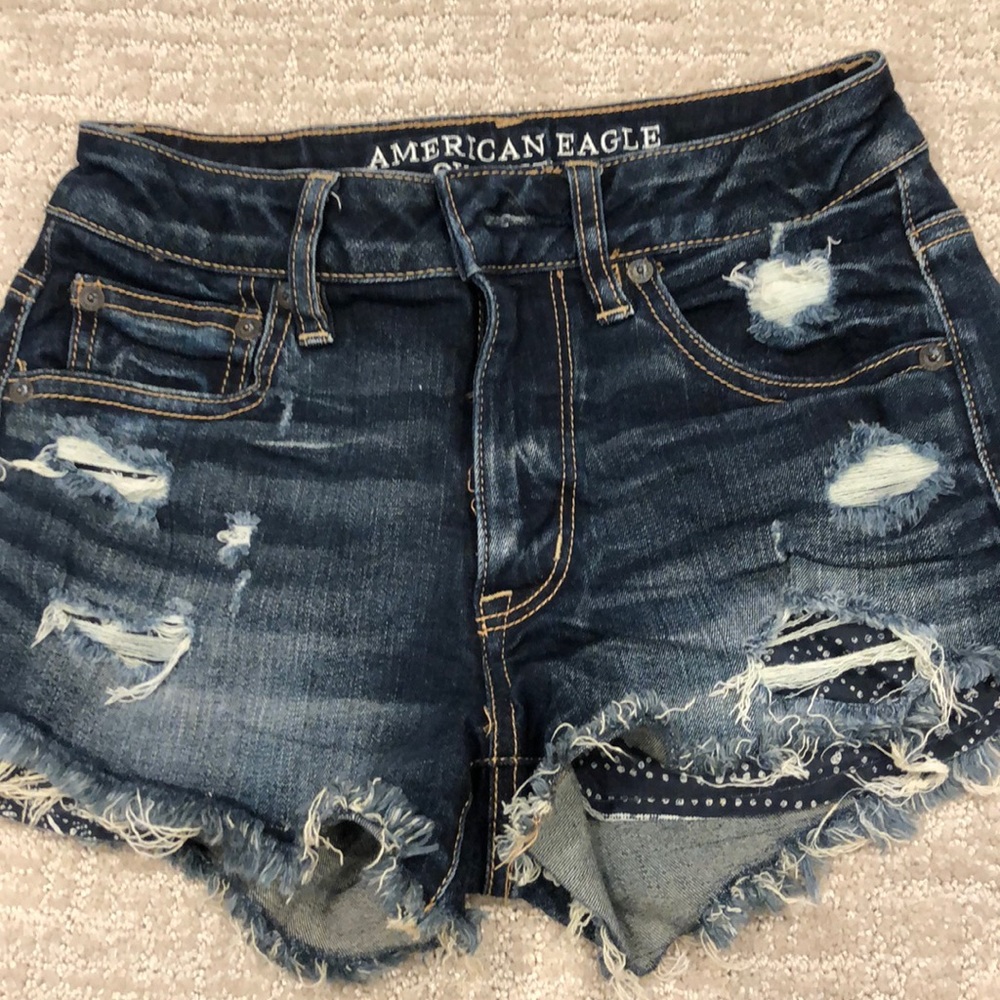 American eagle jean shorts